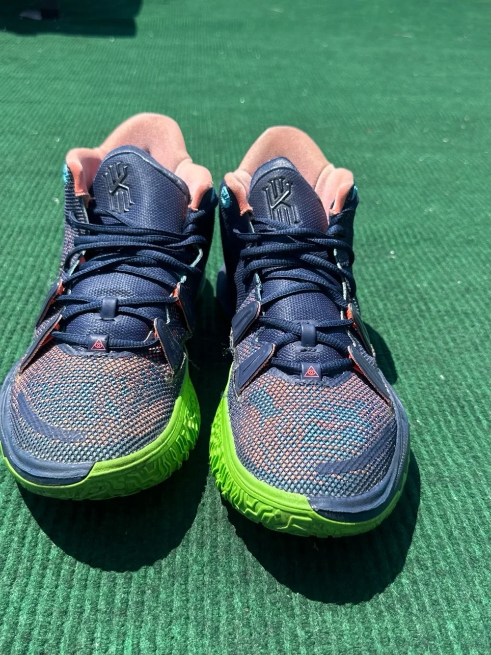 Nike Kyrie 7 'Midnight Navy' Men’s Size 10  MISSING RIGHT INSOLE